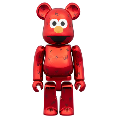Bearbrick Elmo Chrome Version [Sesame Street] 100%+400% Herstellerbild 2
