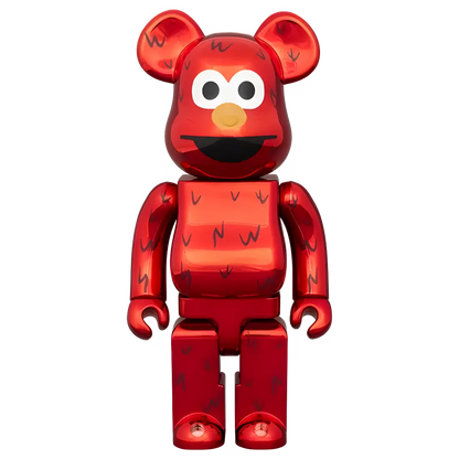 Bearbrick Elmo Chrome Version [Sesame Street] 100%+400% Herstellerbild 3
