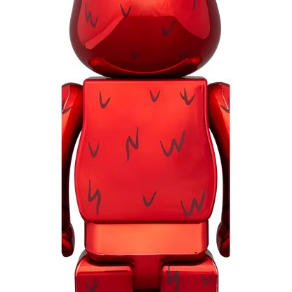 Bearbrick Elmo Chrome Version [Sesame Street] 100%+400% Herstellerbild 4