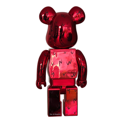 Bearbrick Elmo Chrome Version [Sesame Street] 100%+400% Rückseite