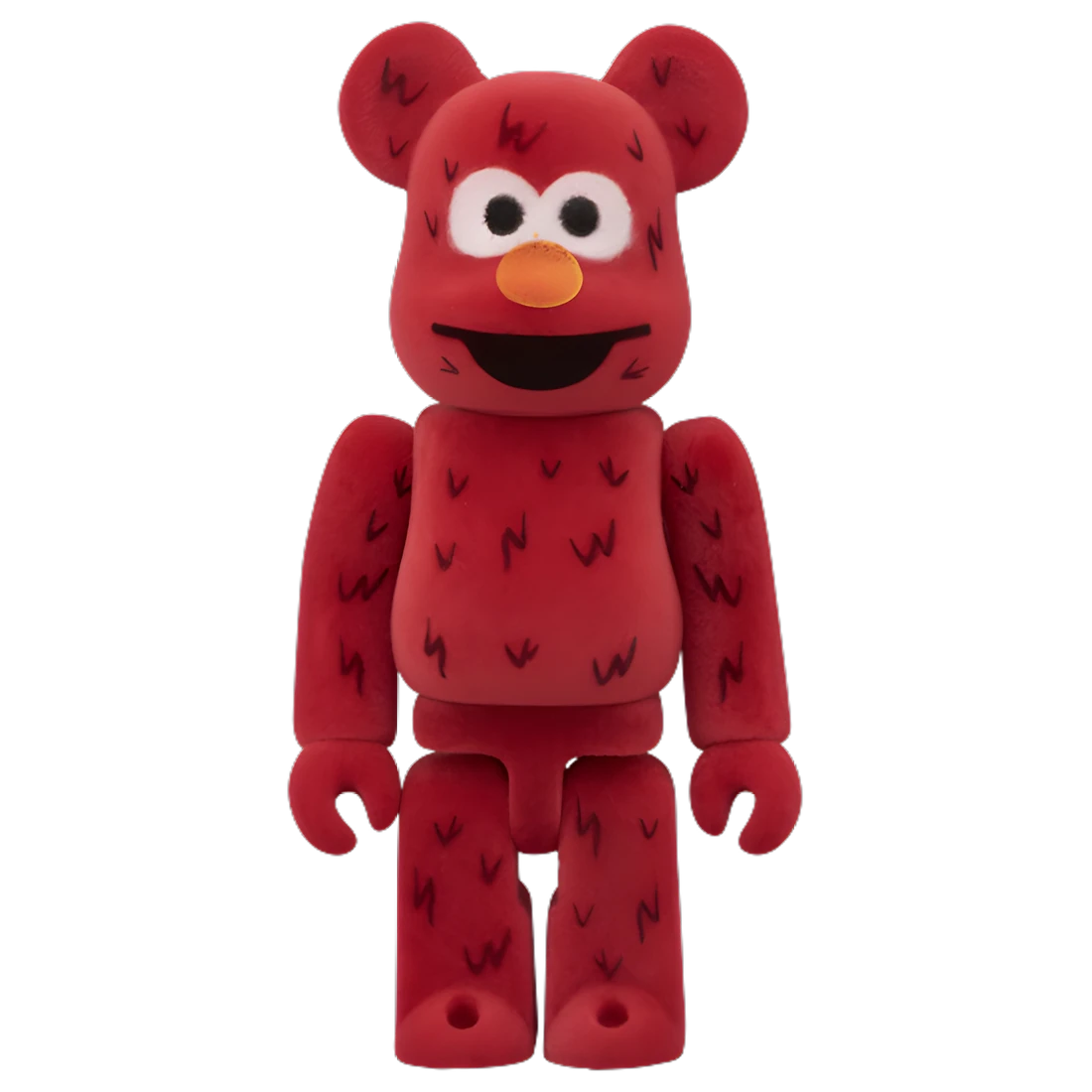 Bearbrick Elmo Flocky Version 100%+400% Herstellerbild 2