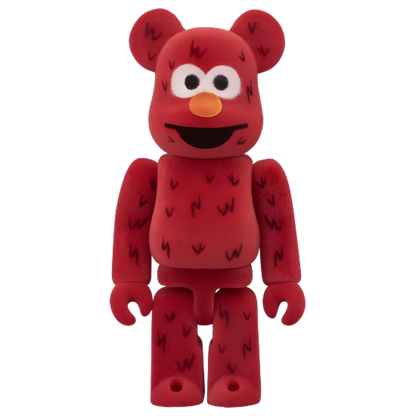 Bearbrick Elmo Flocky Version 100%+400% Herstellerbild 2