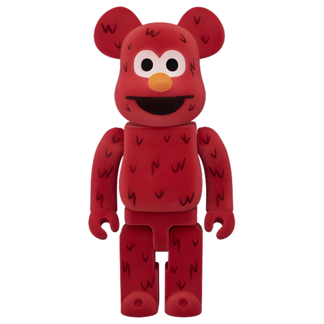 Bearbrick Elmo Flocky Version 100%+400% Herstellerbild 3