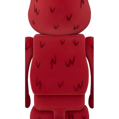 Bearbrick Elmo Flocky Version 100%+400% Herstellerbild 4