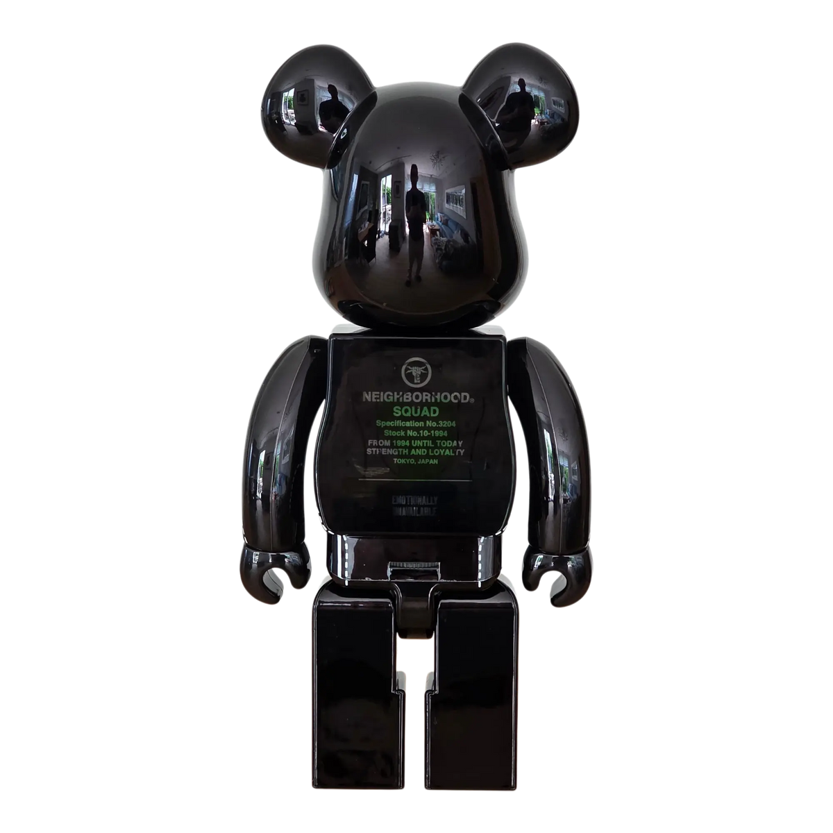 Bearbrick Emotionally Unavailable × Neighborhood® 100%+400% Rückseite