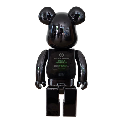 Bearbrick Emotionally Unavailable × Neighborhood® 100%+400% Rückseite