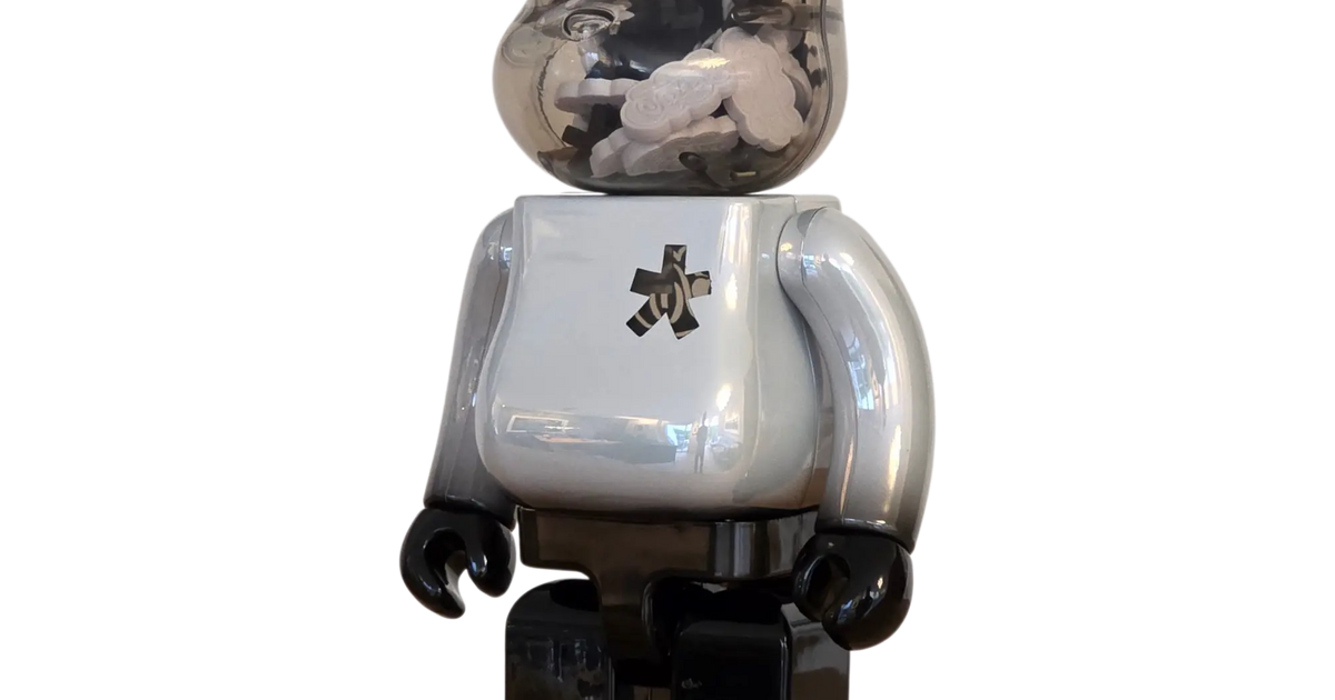 BE@RBRICK Eric Haze (400%), illuminated – MyBearBrick.de
