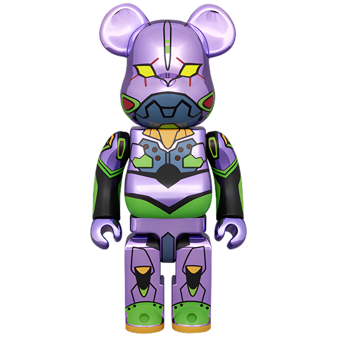 Bearbrick Evangelion Unit-01 New Paint Plated Version [Evangelion: 3.0+1.0 Thrice Upon a Time] 400% Herstellerbild 1
