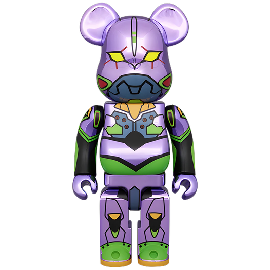 Bearbrick Evangelion Unit-01 New Paint Plated Version [Evangelion: 3.0+1.0 Thrice Upon a Time] 400% Herstellerbild 1
