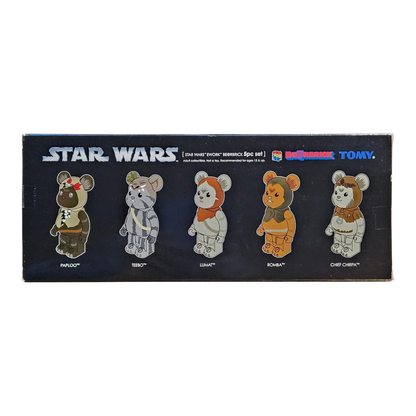 Bearbrick Ewok 5er-Set [Star Wars] 100% Verpackungsrückseite