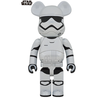 Bearbrick First Order Stormtrooper Chrome Version [Star Wars: Episode VII – The Force Awakens] 1000% Herstellerbild 1
