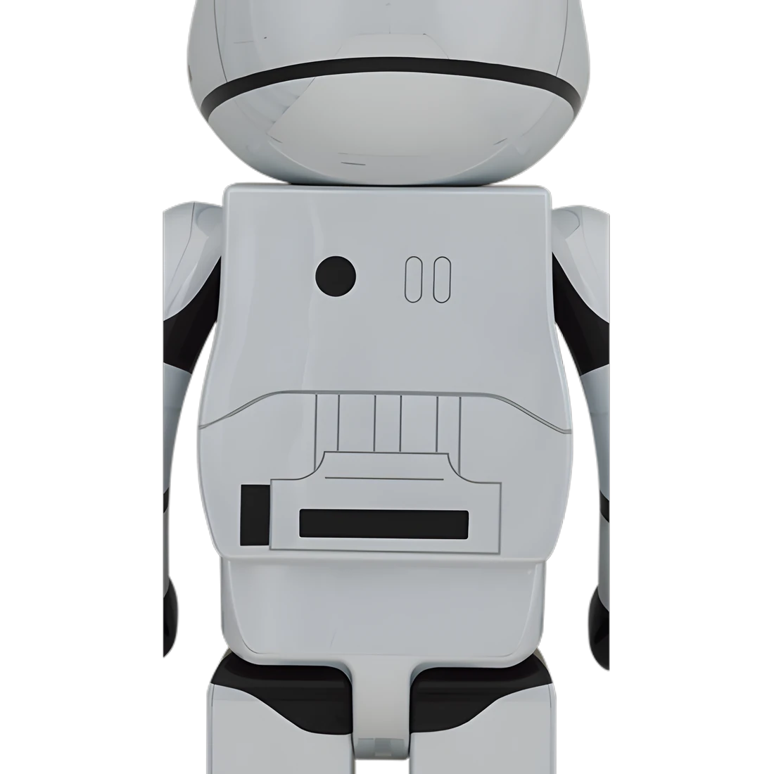 Bearbrick First Order Stormtrooper Chrome Version [Star Wars: Episode VII – The Force Awakens] 1000% Herstellerbild 2