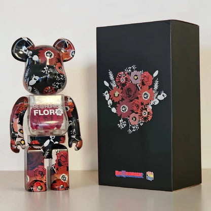 Bearbrick FLOR@ 400% mit Verpackung