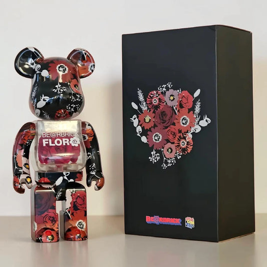 Bearbrick FLOR@ 400% mit Verpackung