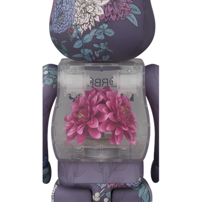 Bearbrick FLOR@ Dahlia 400% Herstellerbild 2