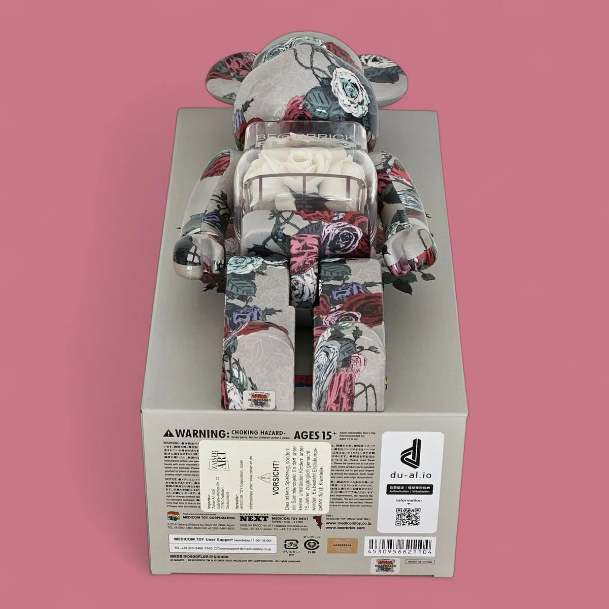 Bearbrick Flora Glow in the Dark 400% Echtheitsmerkmale