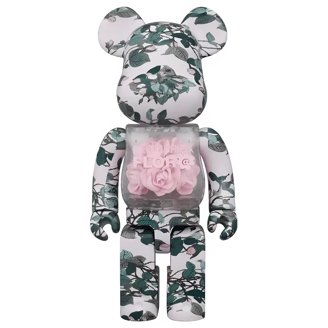 Bearbrick FLOR@ Pink Rose 400% Herstellerbild 1