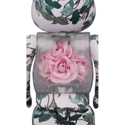 Bearbrick FLOR@ Pink Rose 400% Herstellerbild 2