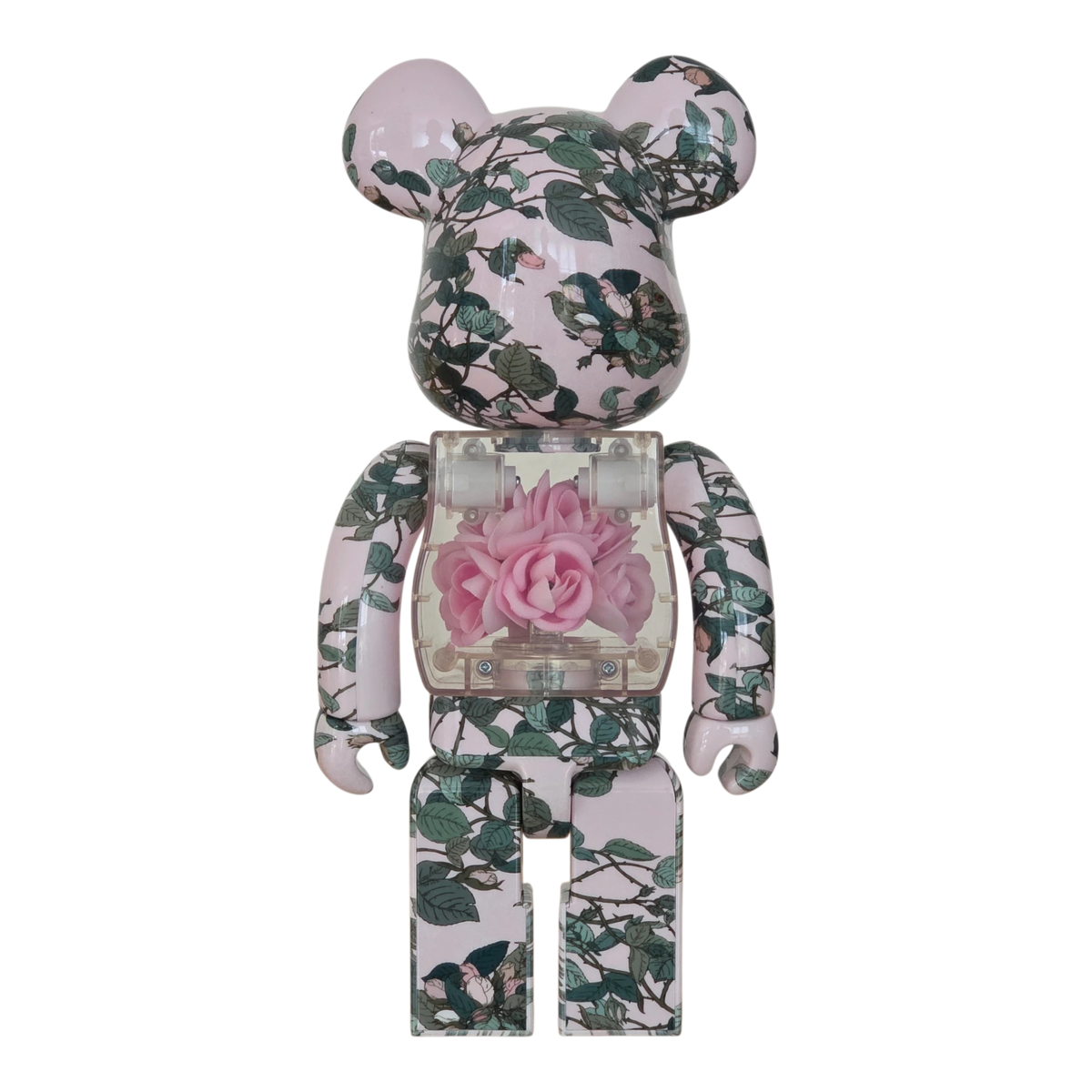 Bearbrick FLOR@ Pink Rose 400% Rückseite