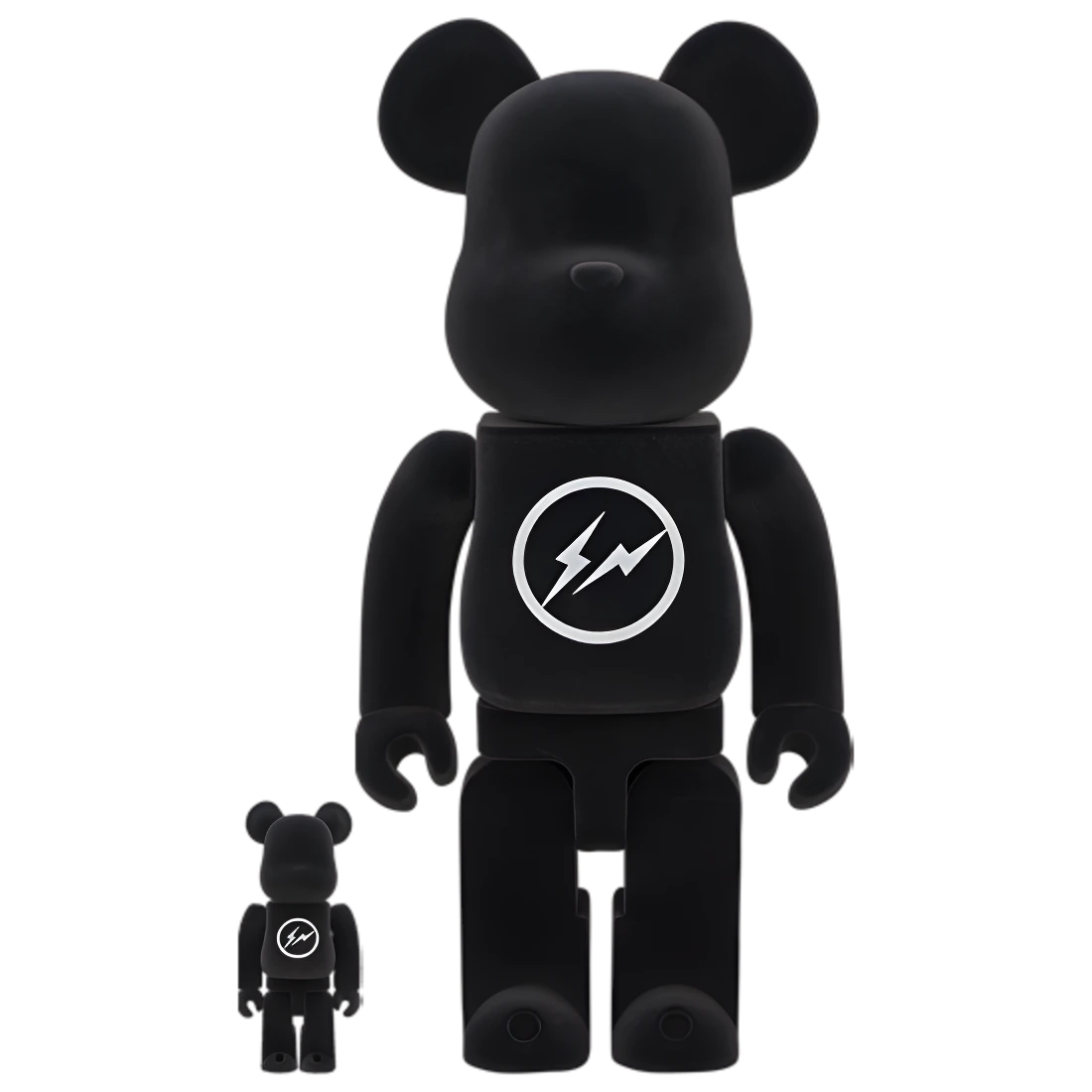 Bearbrick Fragment Flocky Version Black 100%+400% Herstellerbild 1