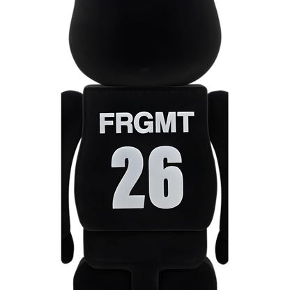 Bearbrick Fragment Flocky Version Black 100%+400% Herstellerbild 4
