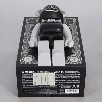 Bearbrick FREEMASONRY × fragmentdesign Black 100%+400% Echtheitsmerkmale
