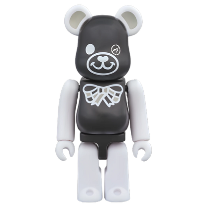 Bearbrick FREEMASONRY × fragmentdesign Black 100%+400% Herstellerbild 2