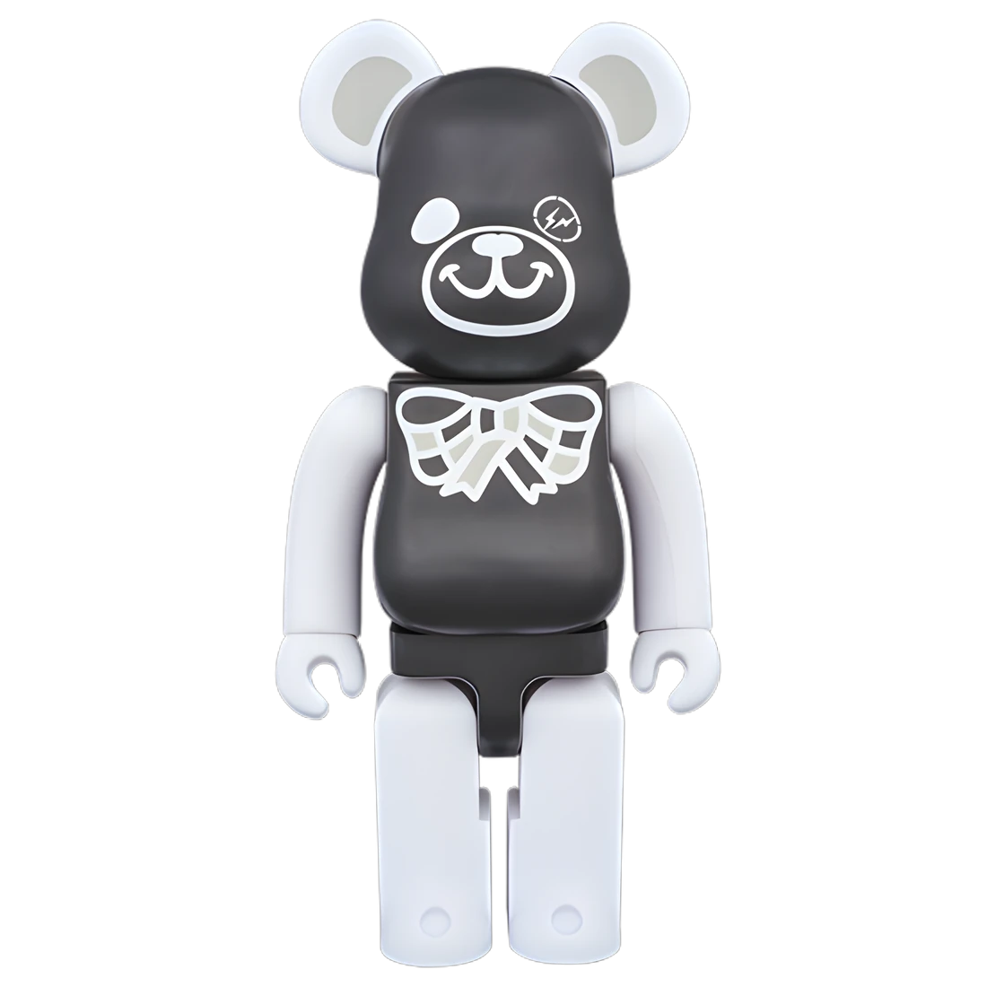 Bearbrick FREEMASONRY × fragmentdesign Black 100%+400% Herstellerbild 3