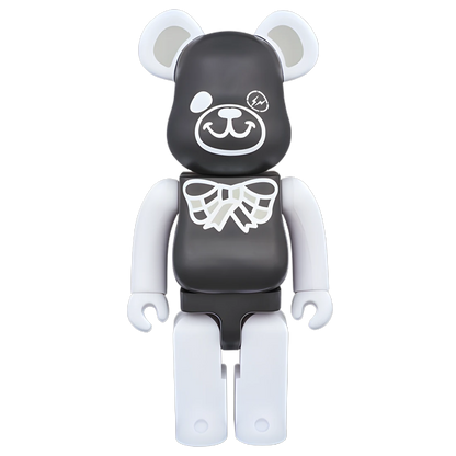 Bearbrick FREEMASONRY × fragmentdesign Black 100%+400% Herstellerbild 3