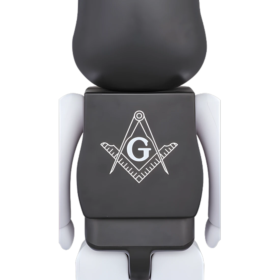 Bearbrick FREEMASONRY × fragmentdesign Black 100%+400% Herstellerbild 4