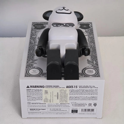 Bearbrick FREEMASONRY × fragmentdesign White 100%+400% Echtheitsmerkmale