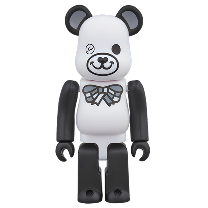 Bearbrick FREEMASONRY × fragmentdesign White 100%+400% Herstellerbild 2