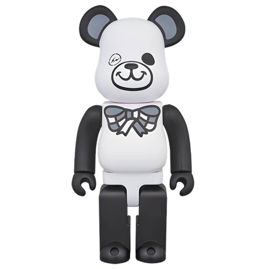 Bearbrick FREEMASONRY × fragmentdesign White 100%+400% Herstellerbild 3