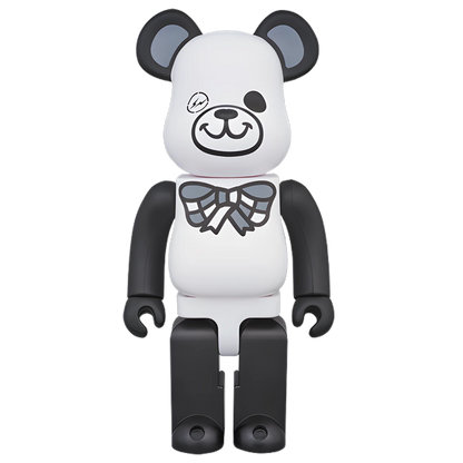 Bearbrick FREEMASONRY × fragmentdesign White 100%+400% Herstellerbild 3