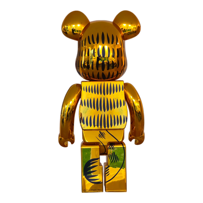 Bearbrick Garfield Gold Chrome Version 1000% Rückseite
