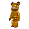 Bearbrick Garfield Gold Chrome Version 1000% schräg