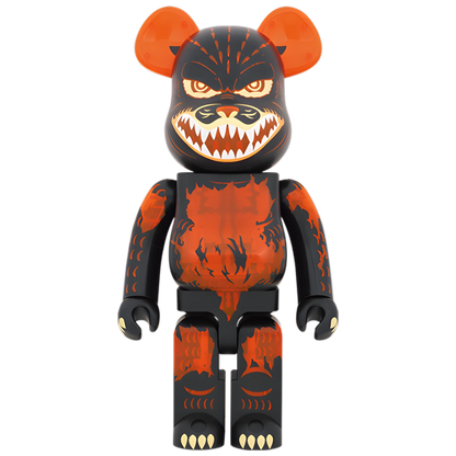 Bearbrick Godzilla Meltdown Clear Orange Version [Godzilla vs. Destoroyah] 1000% Herstellerbild 1