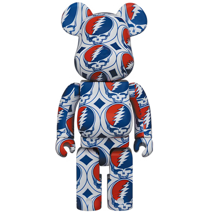 Bearbrick Grateful Dead "Steal Your Face" 100%+400% Herstellerbild 3