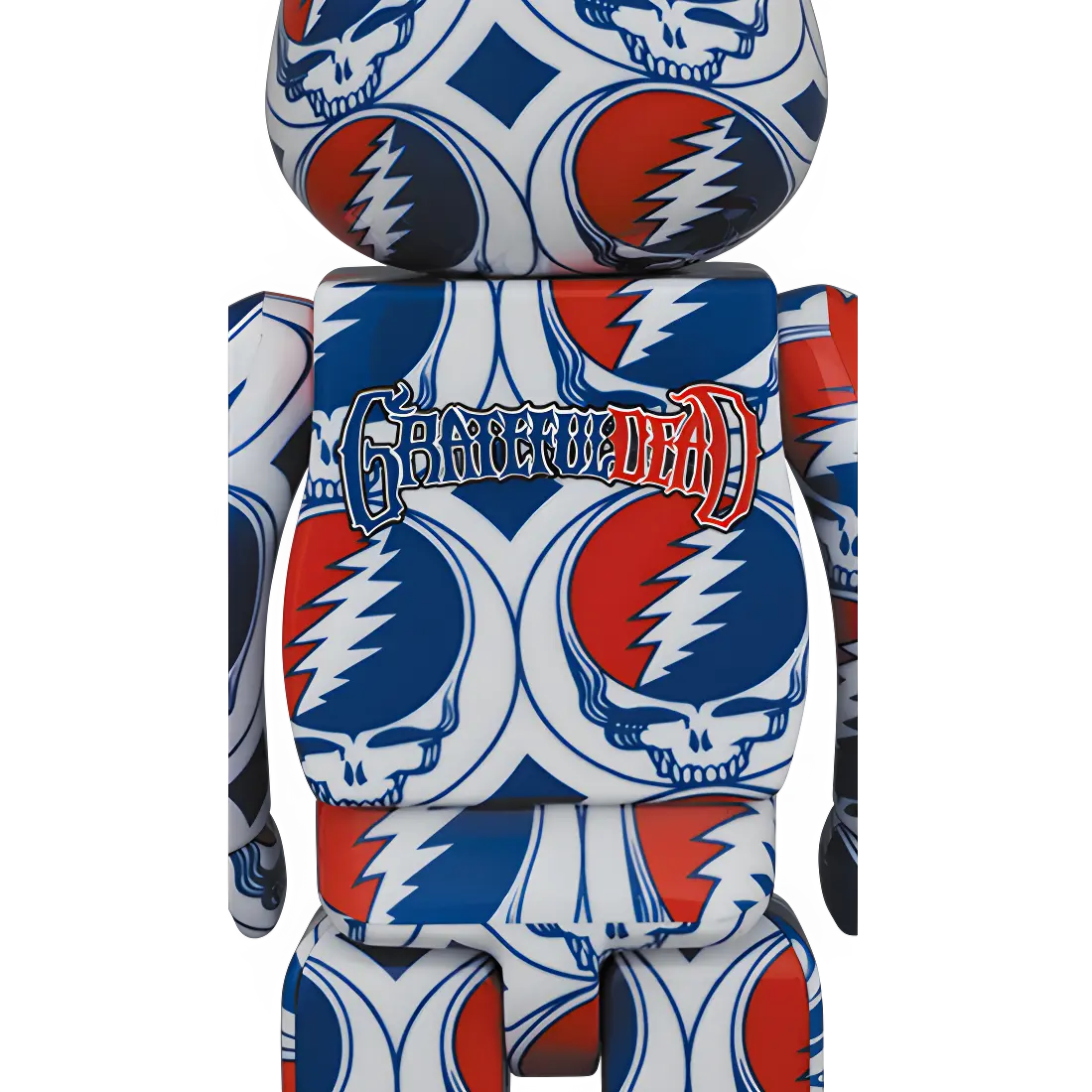 Bearbrick Grateful Dead "Steal Your Face" 100%+400% Herstellerbild 4