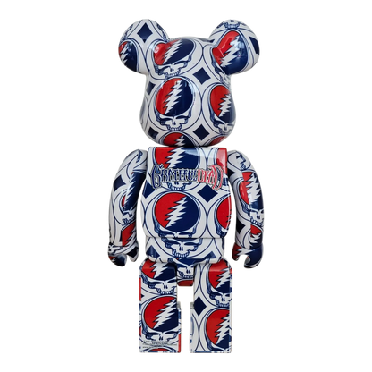 Bearbrick Grateful Dead "Steal Your Face" 100%+400% Rückseite
