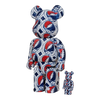 Bearbrick Grateful Dead "Steal Your Face" 100%+400% schräg