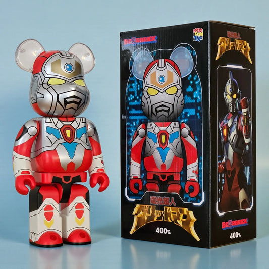 Bearbrick Gridman [Denkou Choujin Gridman] 400% mit Verpackung