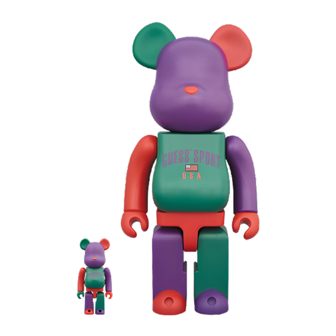 Bearbrick Guess Sport Logo 100%+400% Herstellerbild 1