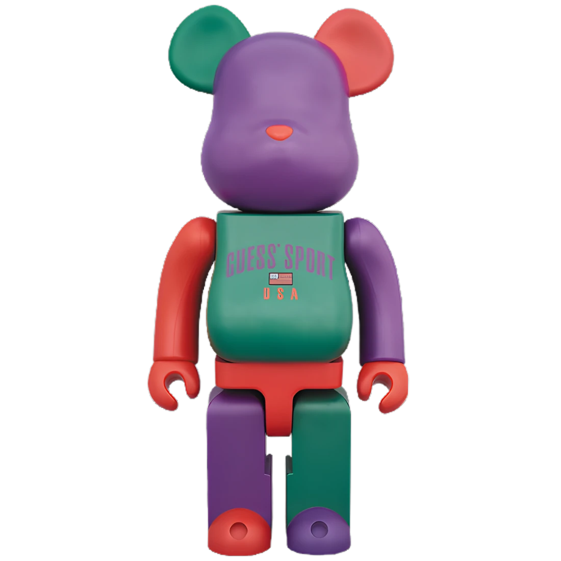 Bearbrick Guess Sport Logo 100%+400% Herstellerbild 3