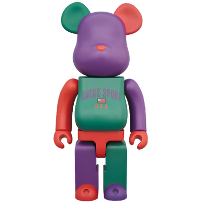 Bearbrick Guess Sport Logo 100%+400% Herstellerbild 3