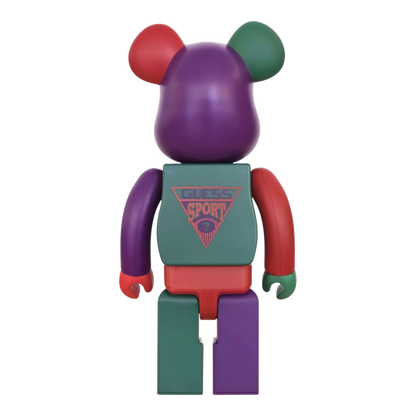 Bearbrick Guess Sport Logo 100%+400% Rückseite