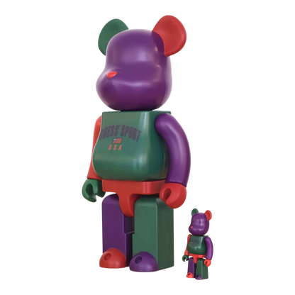 Bearbrick Guess Sport Logo 100%+400% schräg