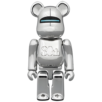 Bearbrick Hajime Sorayama Medicom Toy 30th Anniversary 3er-Set 100% Herstellerbild 4