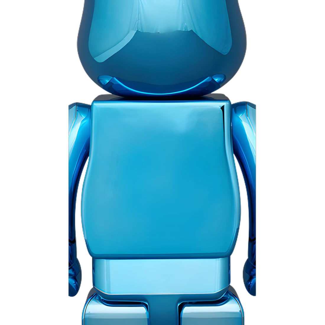 Bearbrick Hajime Sorayama Medicom Toy 30th Anniversary Model Blue 400% Herstellerbild 2