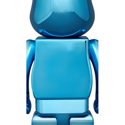 Bearbrick Hajime Sorayama Medicom Toy 30th Anniversary Model Blue 400% Herstellerbild 2